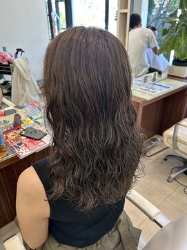 ヘアーアンドエステ ハラダ 滝ノ水店(Hair&Esthe Harada) パーマスタイル/オリーブブラウン/似合わせ