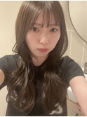 黒髪/オリーブグレー/小顔/ココアベージュ/ボブ/新宿