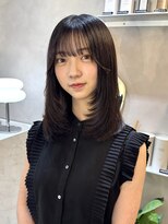 ジーナ 天神(Zina)&nbsp;韓国ヘア/レイヤーカット/顔周りカット/ザクザクレイヤー