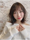 ミディアムレイヤーカット/似合わせカット/髪質改善/錦糸町