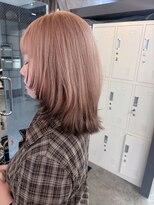 ペイププロドアイコン 博多(Peyp prod ICON) ブリーチありミルクティーベージュシャム猫裾カラー SAKI