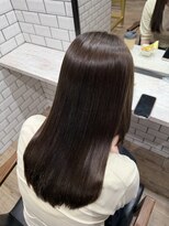 アンドリルム 梅田(&Lillme) 髪質改善ストレート×オリーブブラウン