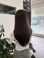 アロハナ 津店(ALOHANA)&nbsp;津新町/ブリーチ無しダブルカラー/シルキーブラウン/レイヤー
