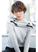 ニュアンスカール外国人風質感のショートパーマヘア♪山口祐亮