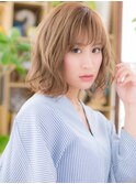 *bliss川口*グラデーションカラー★立体感ふわミディa
