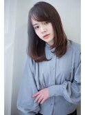 レイヤーカット/アッシュカラー/髪質改善/レイヤーロング