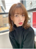 【アフロート添田】大人可愛い外ハネボブ ネオウルフ