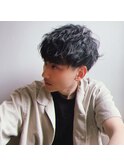 韓国マッシュセンターパートニュアンスマッシュサイドパート渋谷