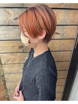 バース プレイス(BIRTH PLACE) 真橙色ハンサムショート