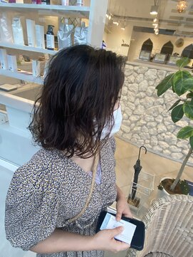 アンジュベイナハ (Ange Bay NAHA) お洒落・楽さ・ミディアムパーマ