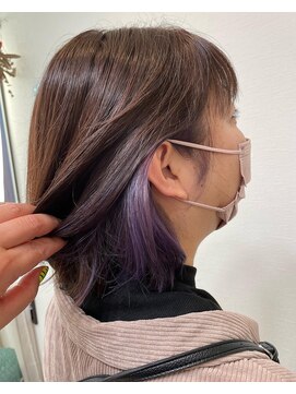 イム ヘアー デザイン(imu hair design) ボブイヤリングカラー