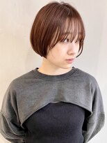 レトン 銀座(leton)&nbsp;ペールベージュ/外ハネボブ/大人かわいい/セクションカラー[銀座