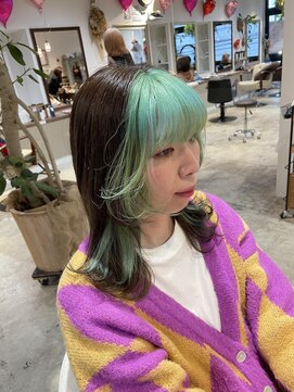 ナルヘアー 越谷(Nalu hair) 韓国風/フェイスフレーミング/ボブウルフ