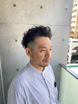 メンズサロン ウエストサイドカットクラブ(Men's West Side Cut Club)&nbsp;2ブロック×パーマスタイル