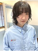 カジュアルウルフパーマ