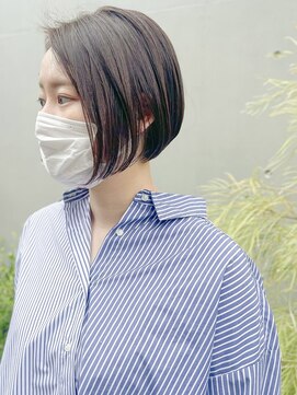 ブランロール 中目黒店(Blanl'or) 大人ガーリー/ダークアッシュ/似合わせカット/レイヤーカット