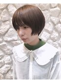 #マッシュショート#ショートボブ#ベージュ