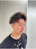 【翁長孝輔】メンズマッシュショート×束感スパイラルパーマ