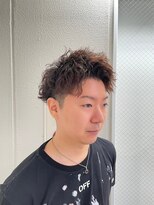 ガリカ シーム(Gallica/SEAM)&nbsp;【翁長孝輔】メンズマッシュショート×束感スパイラルパーマ