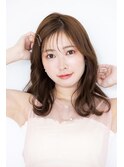 マロンベージュ/シースルーバング/20代30代40代◎美髪