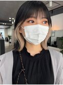 インナーカラーケアブリーチイヤリングカラーハイライトレイヤー