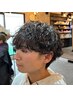 【中村指名】メンズカット+ツイスパイラルパーマ￥16500→￥12100
