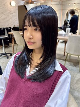 ロンド エスポワール 錦糸町(Lond espoir) ◯シアーカラーセミディカール姫カットザクザクレイヤーカット