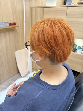 メリー by ヘアーサロン曽我(Merry) オレンジカラー