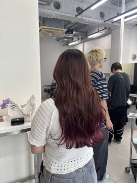 アライブ ハラジュク(ALIVE harajuku) 【ALIVE 夕貴】ピンクグラデーションカラー