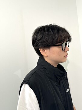 ガーデン タチカワ(garden tachikawa) 【立川メンズ】ニュアンスセンター波巻き刈り上げマッシュ