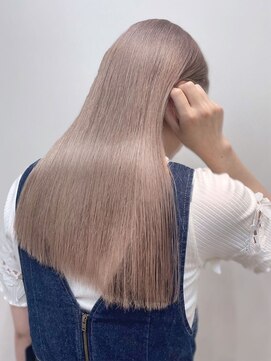 エルブロッサム 北上尾店(L-Blossom) 大人可愛いピンクベージュダブルカラー透明感小顔