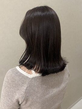 ミリ 奈良店(mm) 暗めラベンダー/暗髪/近鉄奈良/学生/奈良/透明感カラー/暖色