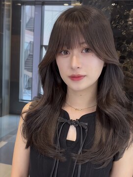 ハルキ ミナト ジャパン フクオカ(HARUKI MINATO japan FUK) ミディアムレイヤー／韓国ヘア／髪質改善/顔まわり/ブリーチなし