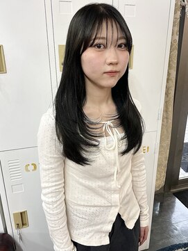 ナジック(749) ロングレイヤー×地毛カラー