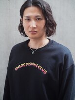 レジュアル(RESSUAL)&nbsp;かき上げヘア　ニュアンスマッシュ　サイドパート　ビジネス