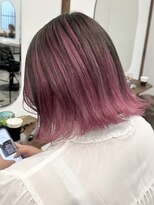 ラック 表参道(LUCK)&nbsp;LUCKTOKYOアンブレラカラー/ピンクバイオレット表参道/原宿/20代