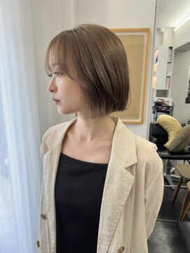 シベルバレー 横浜(sibell) ブリーチなし/ベージュカラー/ボブ/くびれ