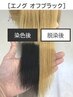 ☆話題の落ちる黒染め☆フェイクブラックカラー+カット→8500