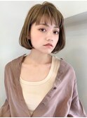 大人の内巻きフレンチボブ