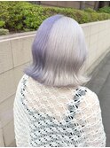 ツートンカラー／ホワイトカラー/ラベンダーカラー