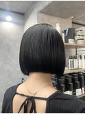 ボブ/ミニボブ/切りっぱなしボブ/外ハネ/外ハネボブ/前下がり