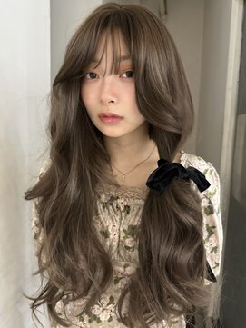 メゾンアクア 表参道(Maison ACQUA) ☆ブリーチなしダブルカラー オリーブ オリーブベージュ