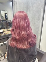 トリコ 茨木店(trico)&nbsp;ブリーチ2~3回で出来るピンクカラー♪