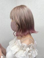 シエ バイ ケンジ 湘南台(sie by KENJE)&nbsp;#ミルクティーベージュとピンクエンドカラー♪