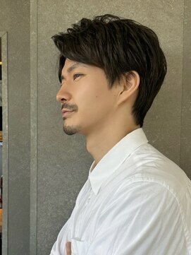 ロンドアンメゾン 原宿(Lond un Maison.) men's/メンズ/フェザーパーマ/黒染め/韓国/ニュアンスパーマ