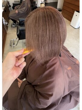 イロ(iro) 似合わせカット+白髪ボカシ+髪質改善