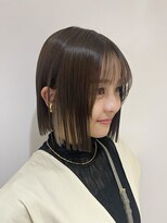 イルダバイグラッシー センター北(iluda by glassi)&nbsp;圧倒的艶髪！タッセルボブ&ダークグレージュ【瀬口