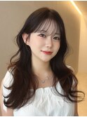 韓国風レイヤーカット髪質改善ダブルカラーハッシュカット