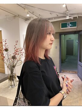 ローレン(LOREN) ミディアムヘア/デザインカラー/フェイスフレーミング/栄/久屋