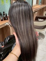 エジョン 八幡山店(Aejon) 大人レイヤーカット白髪ぼかし脱白髪染め40代50代60代